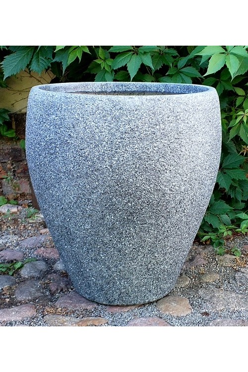 D Donica Mary klasyczna smuka szary granit s/3 25317 - 51,5x55,5 cm - doniczki-poznan.pl