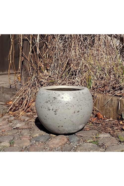 D Donica Szary Cement kula s/1 25375 - 28x21 cm