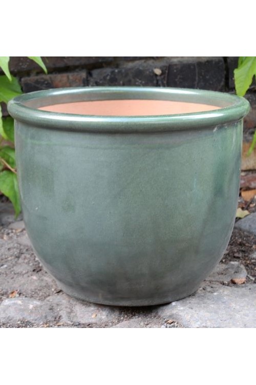 Donica Robin z rantem zielona s/4 79995765 - 34x27 cm