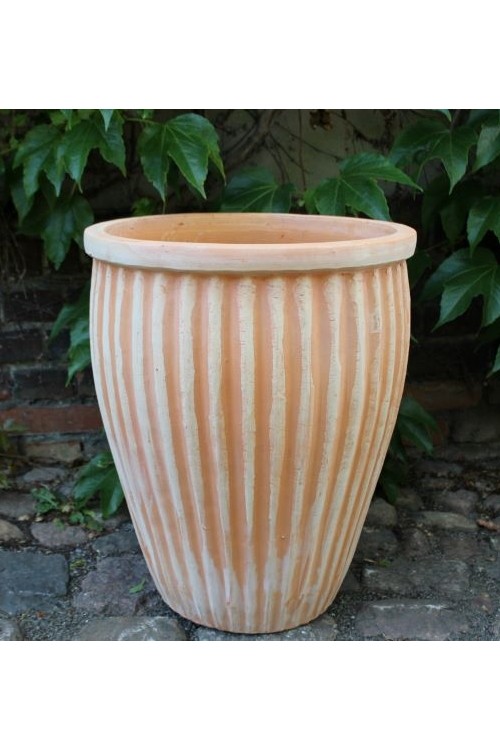 Donica terakota waza wysoka ebrowana s/2 79995089 - 45x54 cm