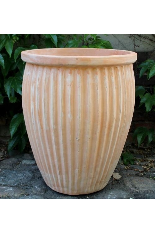 Donica terakota waza wysoka ebrowana s/3 79995090 - 54x67 cm