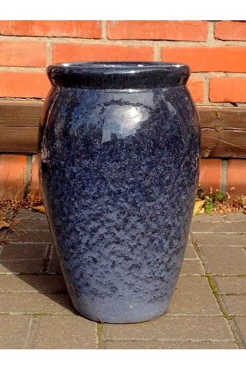 Donica wazon szkliwiony szaroniebieski s/2 79991695 - 38x50 cm