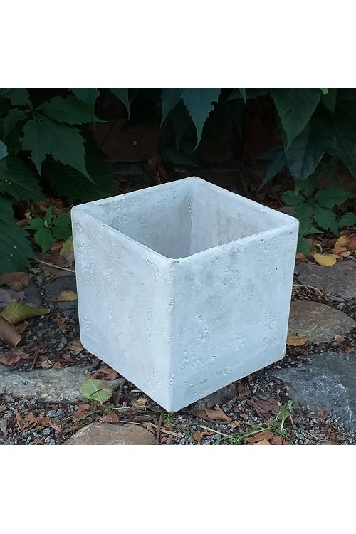 Doniczka cementowa sześcian s/3 6932 - 15x15 cm - doniczki-poznan.pl