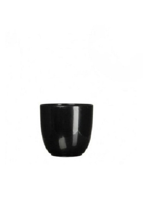 Doniczka Tusca czarna (f) 79994145 - 14,5x14 cm
