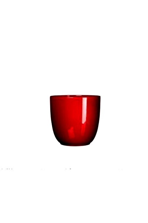 Doniczka Tusca czerwona (a) 6326 - 7,5x6,5 cm - doniczki-poznan.pl