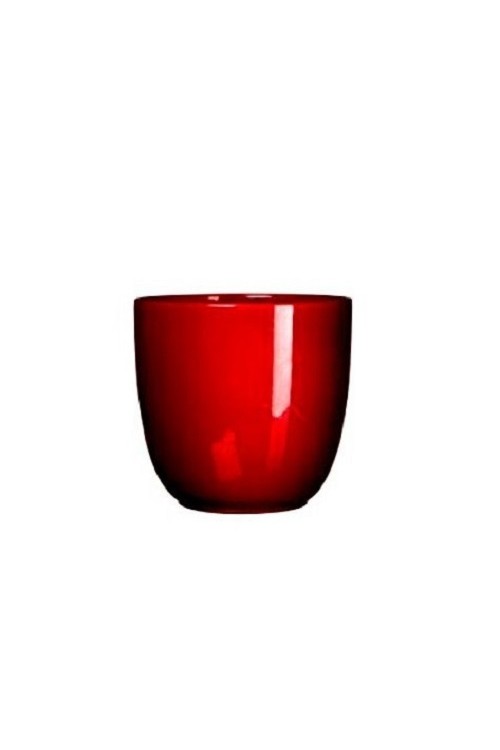 Doniczka Tusca czerwona (e) 6020 - 13,5x13 cm - doniczki-poznan.pl