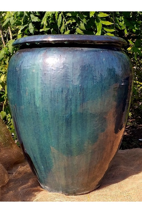 DW Donica wazon szkliwiony seledynowy s/2 79992316 - 58x68 cm