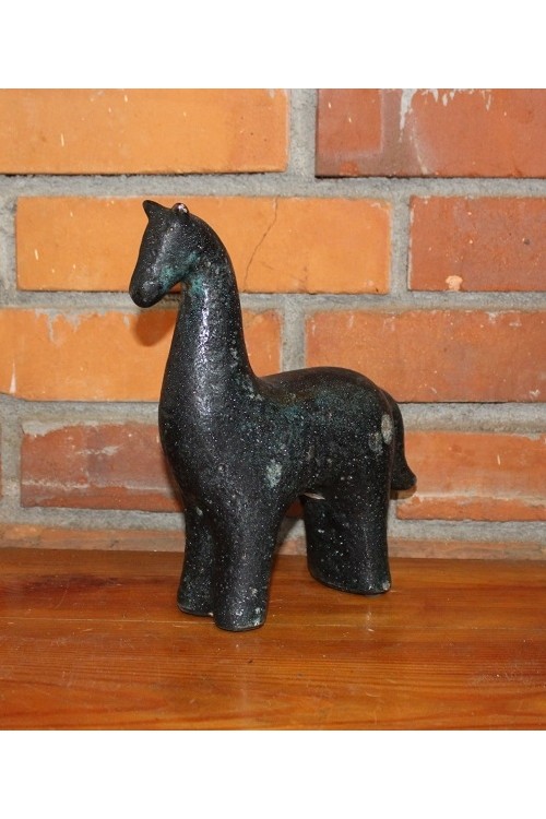Koń Caballo czarny mały 1420155 - 21x7 cm - 3