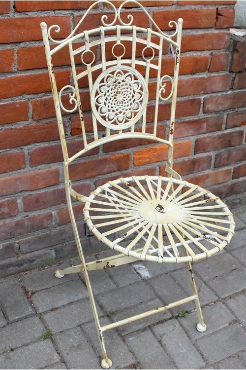 Krzesło metalowe Capri 11653 - 44x48x98 cm - 7