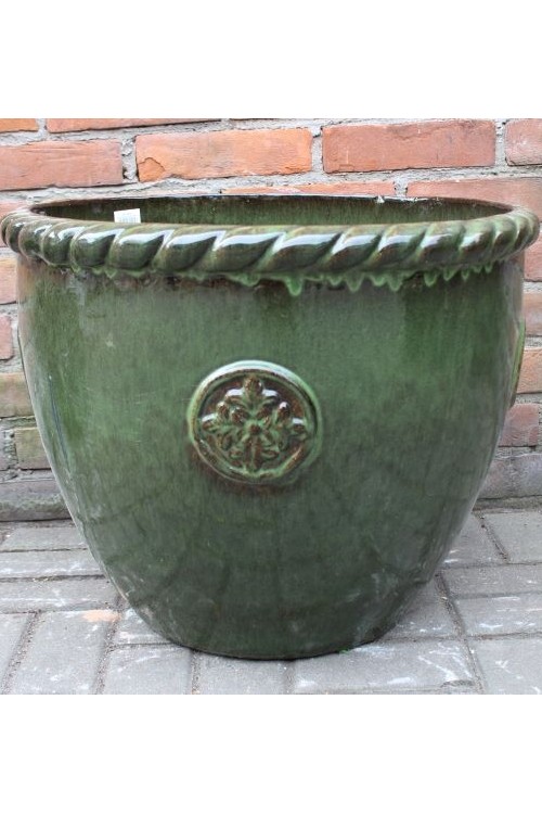 MC Donica klasyczna Emblemat z rantem zielona s/5 79995073 - 59x45 cm - doniczki-poznan.pl