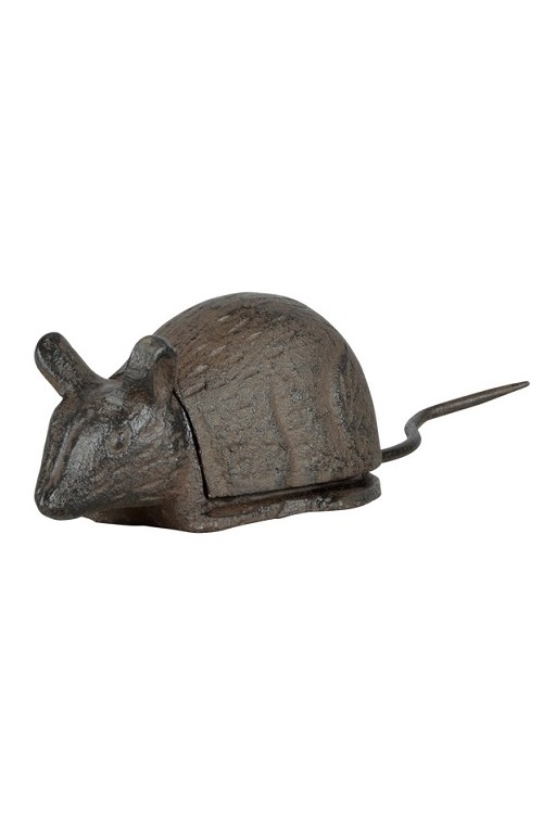 Skrytka żeliwna na klucze Mysz 11745 - 18x6x5 cm