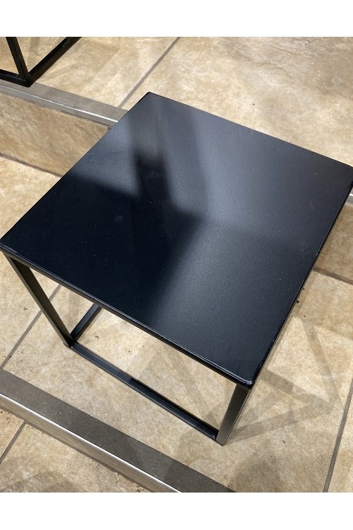 Stolik metalowy kwadrat czarny s/1 612227 - 18x18 cm - 6