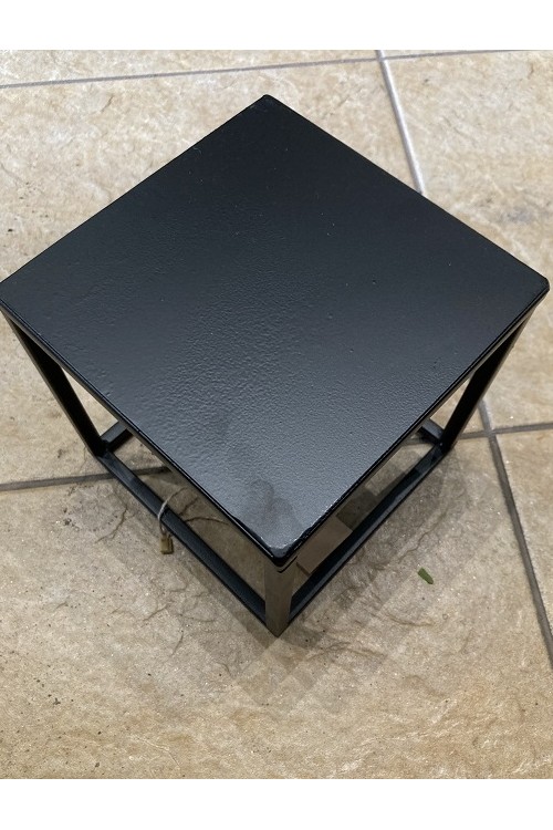 Stolik metalowy kwadrat czarny s/2 612226 - 23x23 cm fotografia 3