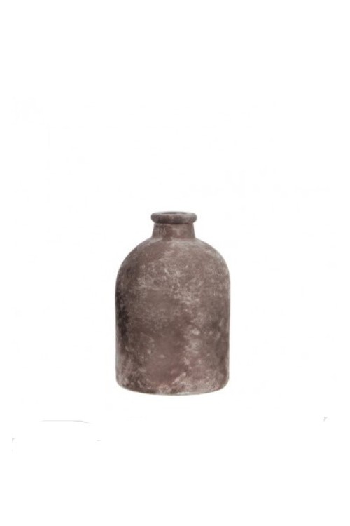 Szklana brązowa butla Linde 550024 - 11x17 cm