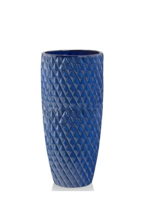 Wazon Ananas cygaro kobalt s/2 79995754 - 31x70 cm - doniczki-poznan.pl