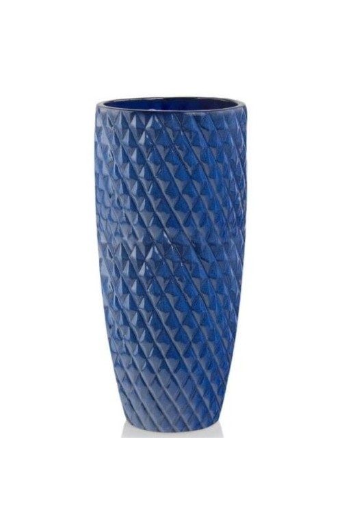 Wazon Ananas cygaro kobalt s/3 79995755 - 38x80 cm - doniczki-poznan.pl