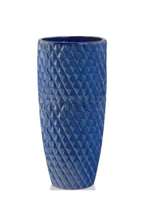 Wazon Ananas cygaro kobalt s/4 79995756 - 50x90 cm - doniczki-poznan.pl