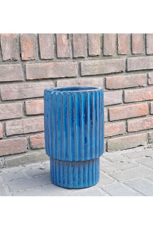 Wazon Sorrento niebieski s/1 79995499 -  23x35 cm