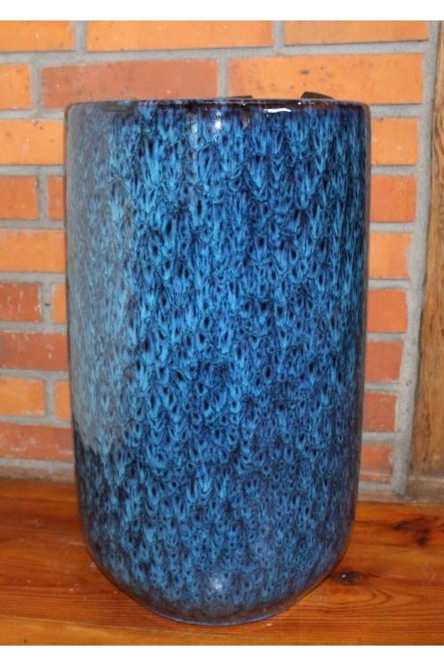 Wazon Szalin walec niebieski s/1 79995039 - 33x59 cm