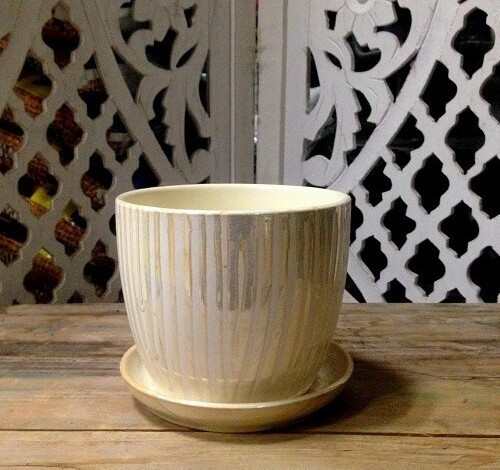 Doniczka Perła w paski