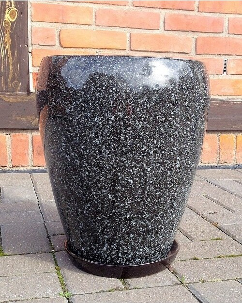 Donica Sandy czarny marmur