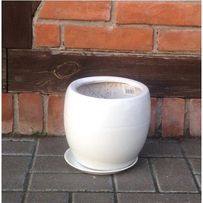 Donica Junia kula biała