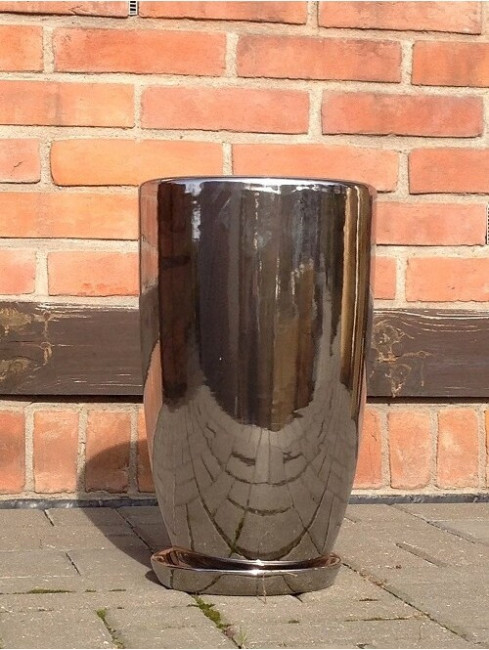 Donica Szalin wysoka srebrna mirror