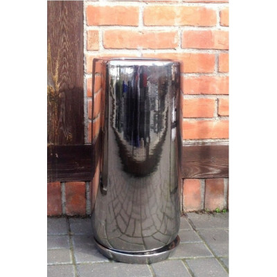 Donica Szalin wysoki walec srebrny mirror