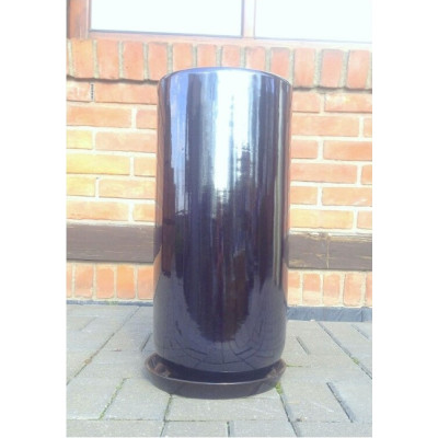 Donica Szalin wysoki walec grafit