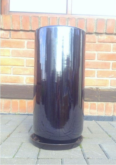 Donica Szalin wysoki walec grafit