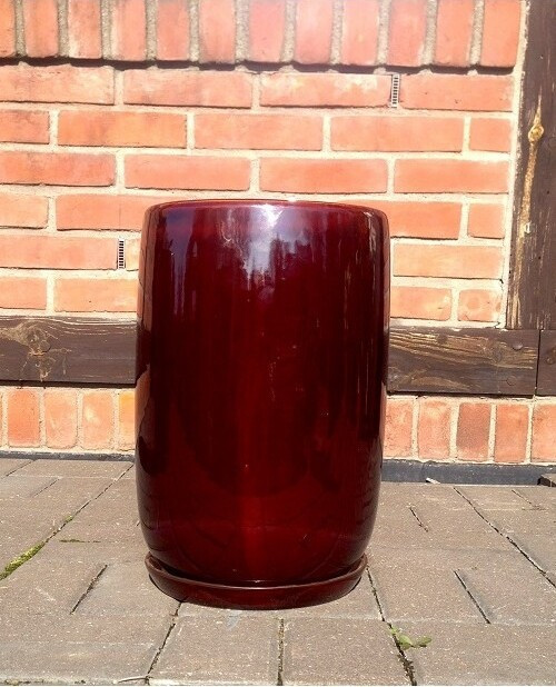 Donica Szalin pękaty walec brąz