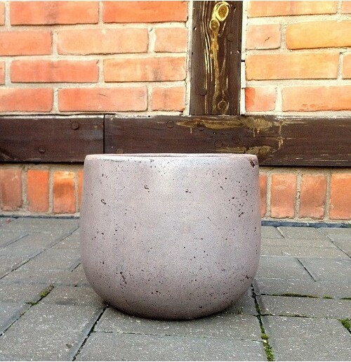 Donica Cappuccino prosta pękata