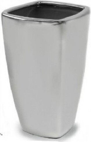 Donica Mirror srebrny wysoki wazon