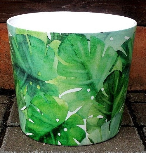 Osłonka ceramiczna Monstera