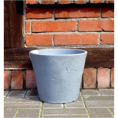 Donica C-Cone okrągła szara