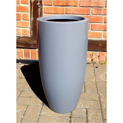 Donica z włókna szklanego wazon szary