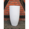 Donica z włókna szklanego wazon biały