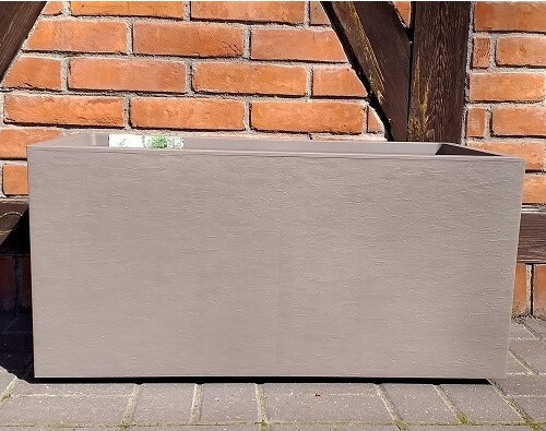 Donica Mila Gravity skrzynia taupe