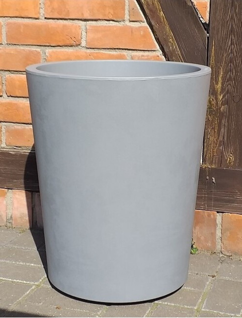 Donica MILA okrągła szara