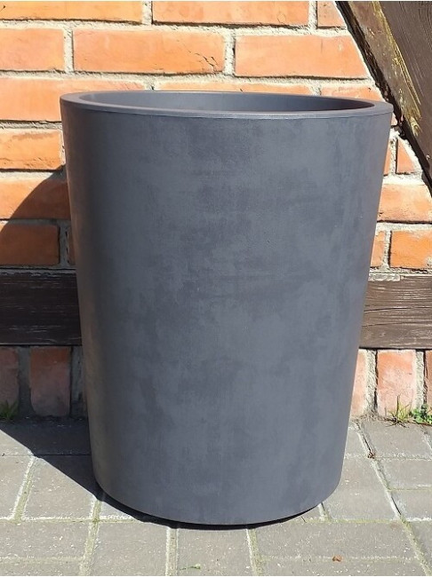 Donica MILA okrągła antracyt