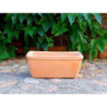 Donica skrzynka terakota Roma Liscia gładka