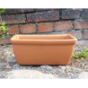 Donica skrzynka terakota Roma Liscia gładka