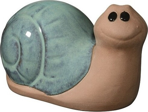 Ślimak ceramiczny turkusowy