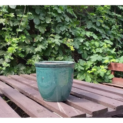 Donica z podwójnym rantem turkusowa MC Yu