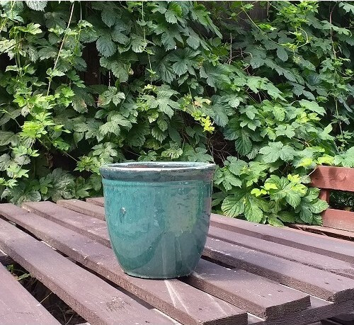 Donica z podwójnym rantem turkusowa MC Yu