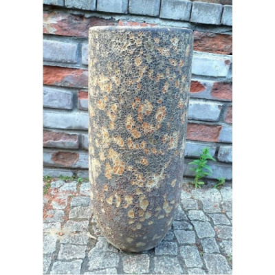 Donica Pompei wysoki walec brązowy