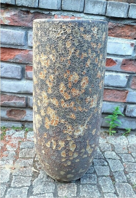 Donica Pompei wysoki walec brązowy
