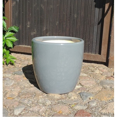 Donica Fancy klasyczna smukła szara