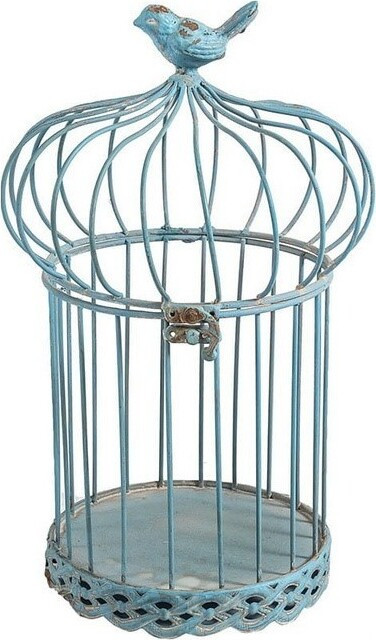 Dekoracyjna klatka dla ptaków Bird Blue