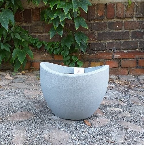 Donica Wave Globe szary granit